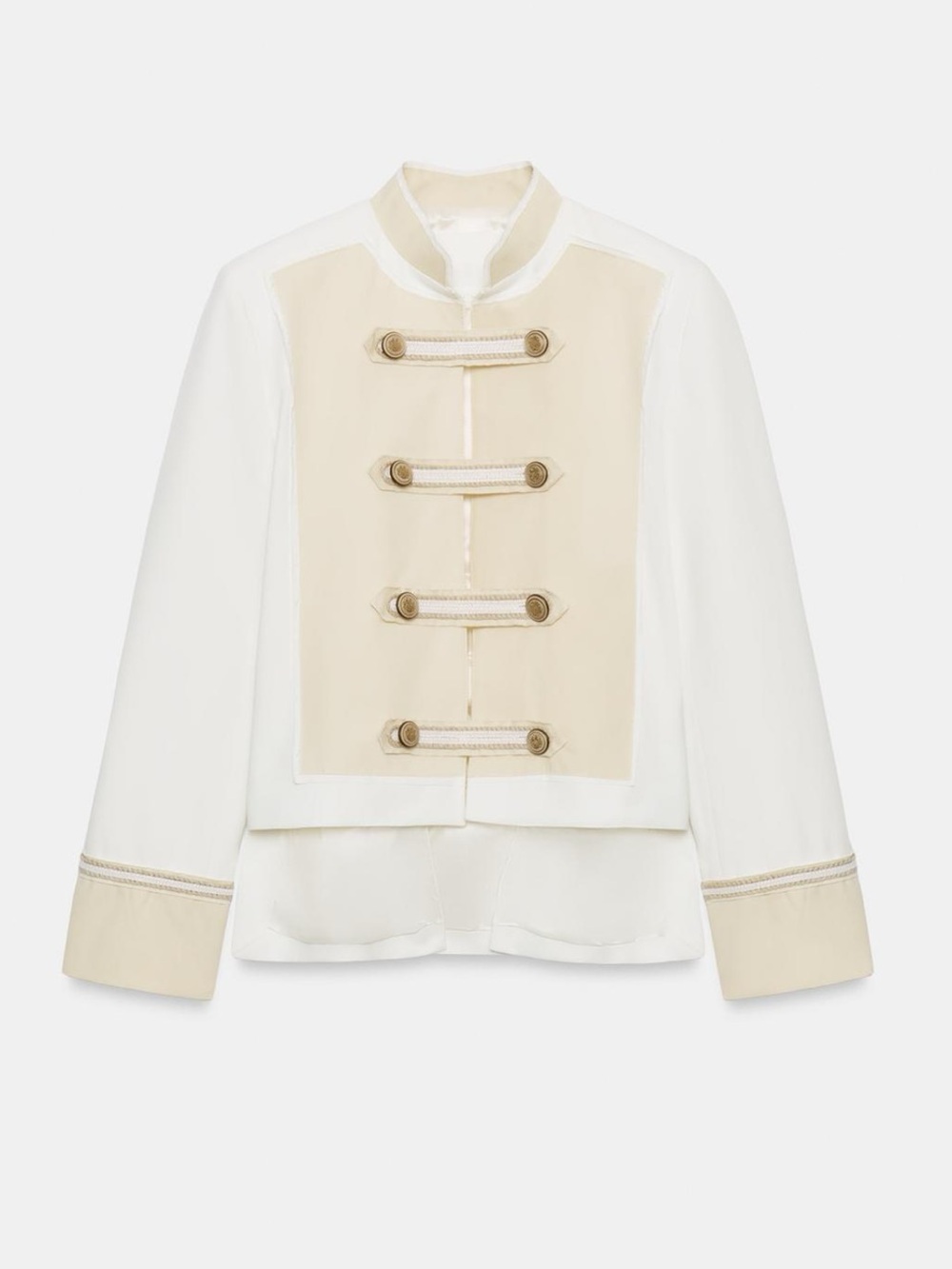 ZARA ZW Collection jacket featuring embossed gold button - Picture 5 of 15